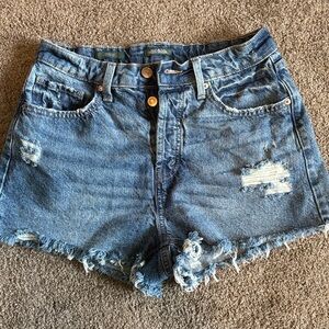 Wild Fable Blue Distressed Jean Shorts